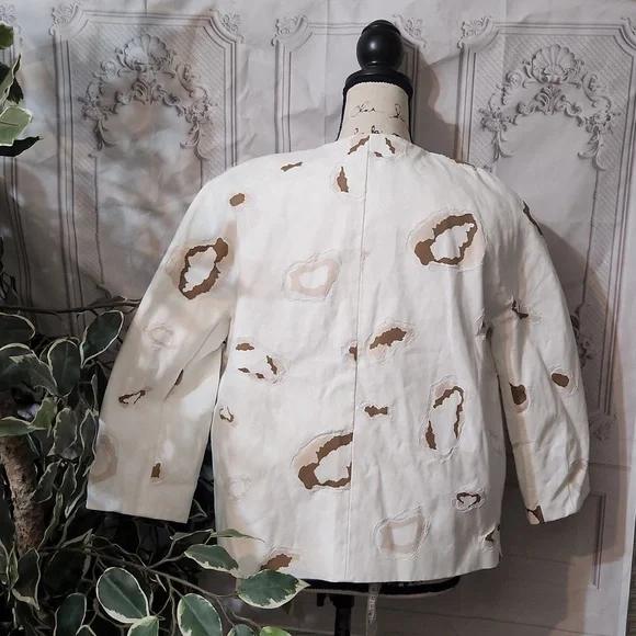 Massimo Dutti Trend Coat Cropped Jacket 6 NWT - Picture 5 of 9